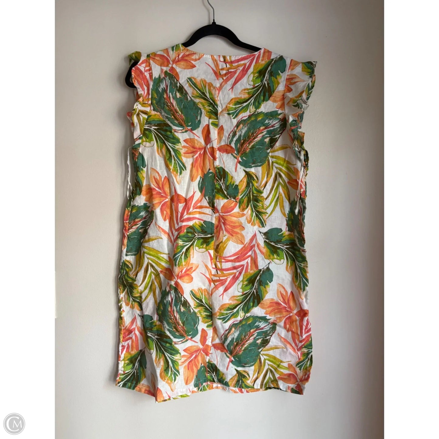 Dress Casual Midi By Nicole Miller In Floral Print, Size: L