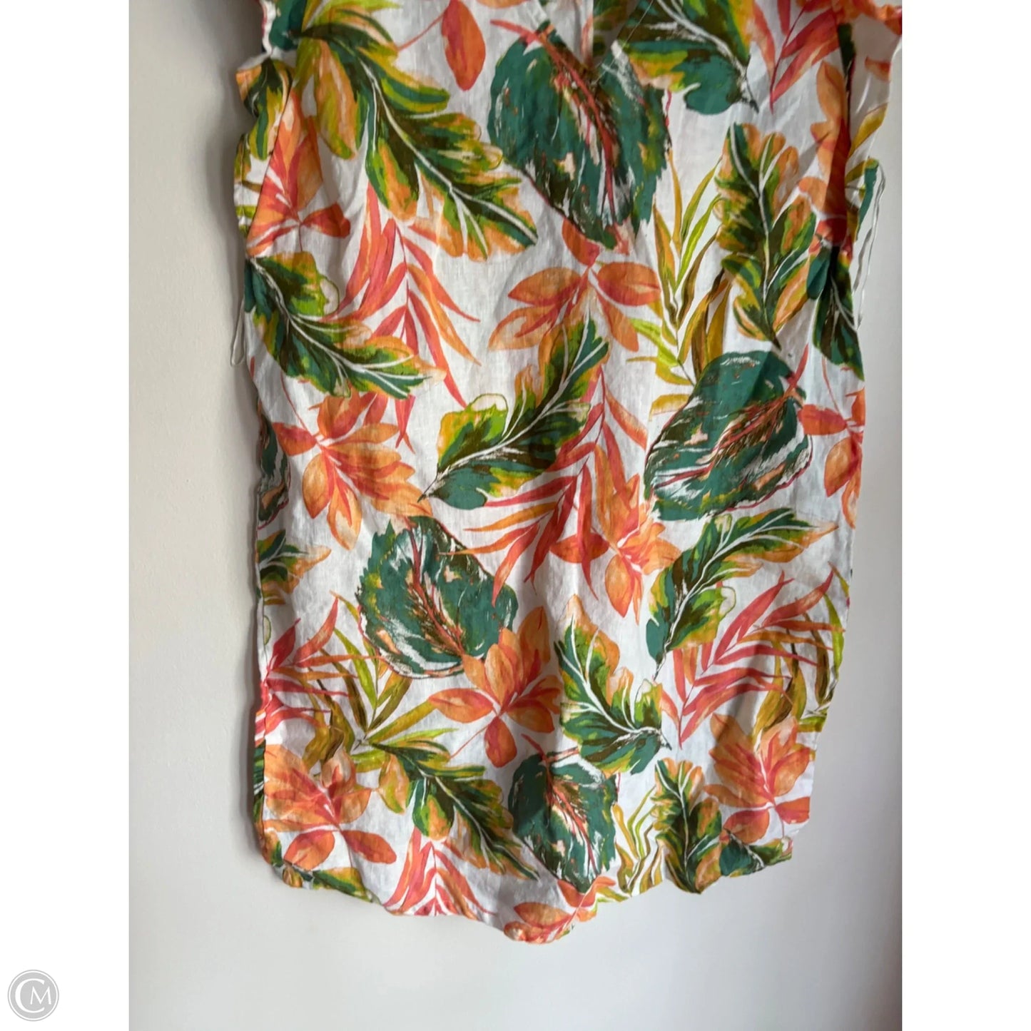 Dress Casual Midi By Nicole Miller In Floral Print, Size: L