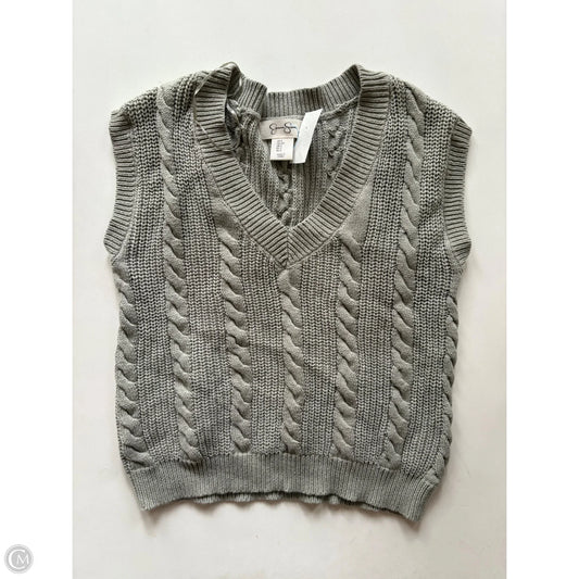 Sweater Short Sleeve By Jessica Simpson In Green, Size: S