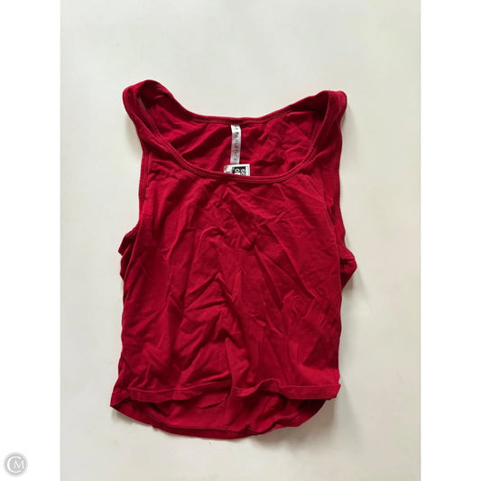 Athletic Tank Top By Fabletics In Red, Size: M