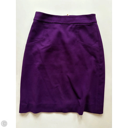 Skirt Designer By Kate Spade In Purple, Size: 4