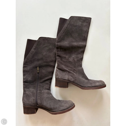 Boots Ankle Heels By Lucky Brand In Brown, Size: 8