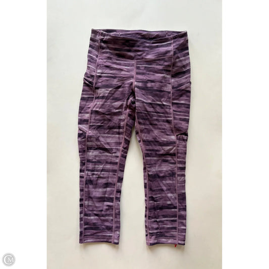 Athletic Leggings By Lululemon In Purple, Size: S