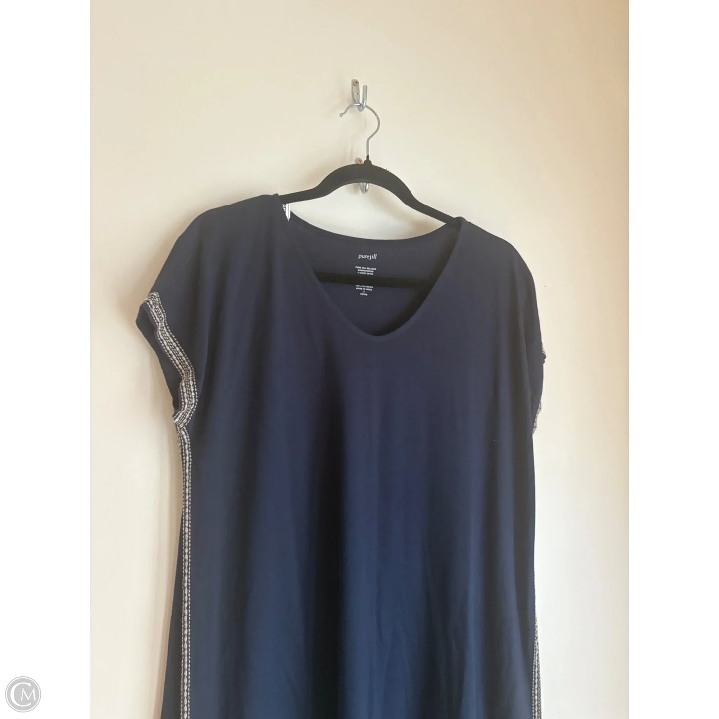 Dress Casual Midi By Pure Jill In Navy, Size: Sp