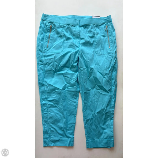 Pants Cropped By Chicos In Blue, Size: L