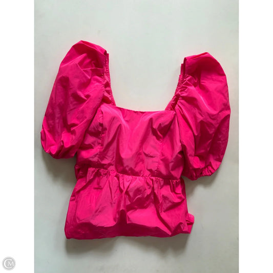 Top Short Sleeve Designer By Lilly Pulitzer In Pink, Size: Xs