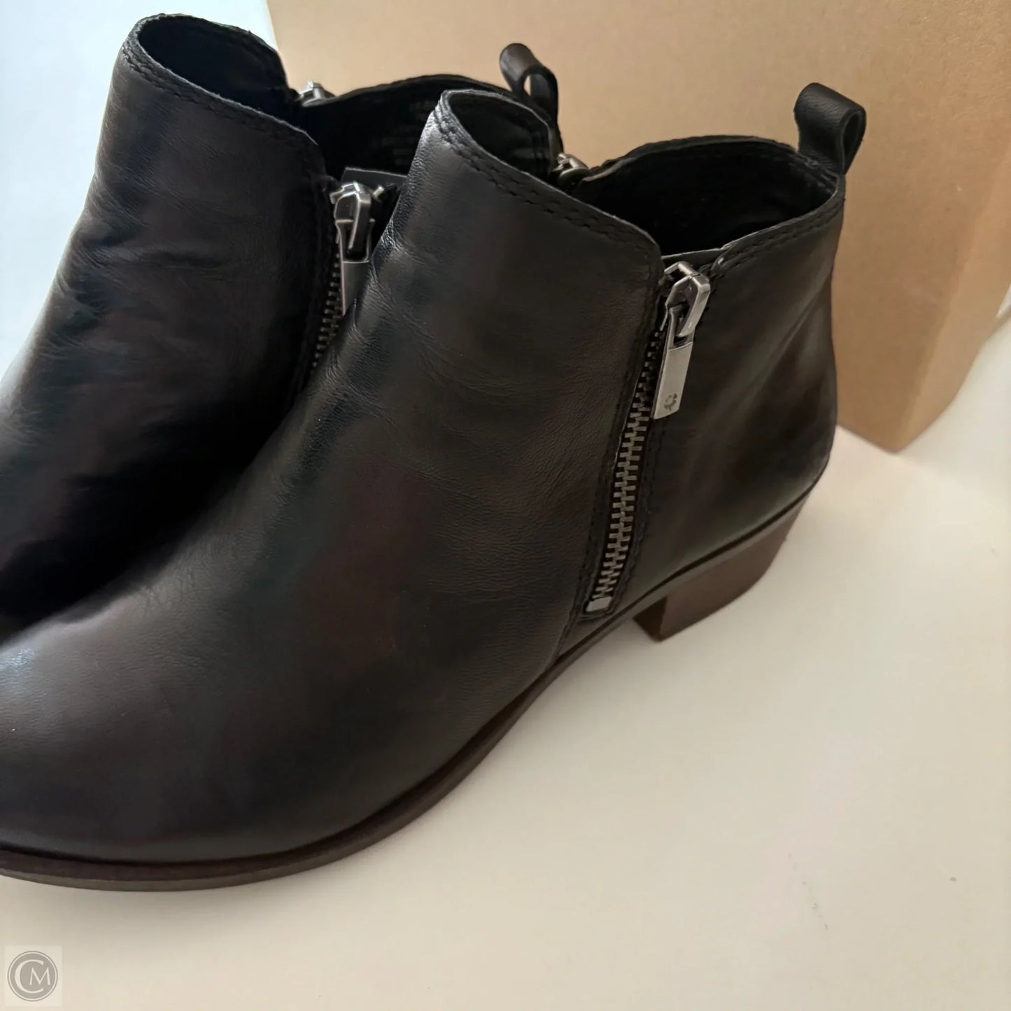 Boots Ankle Heels By Lucky Brand In Black, Size: 7