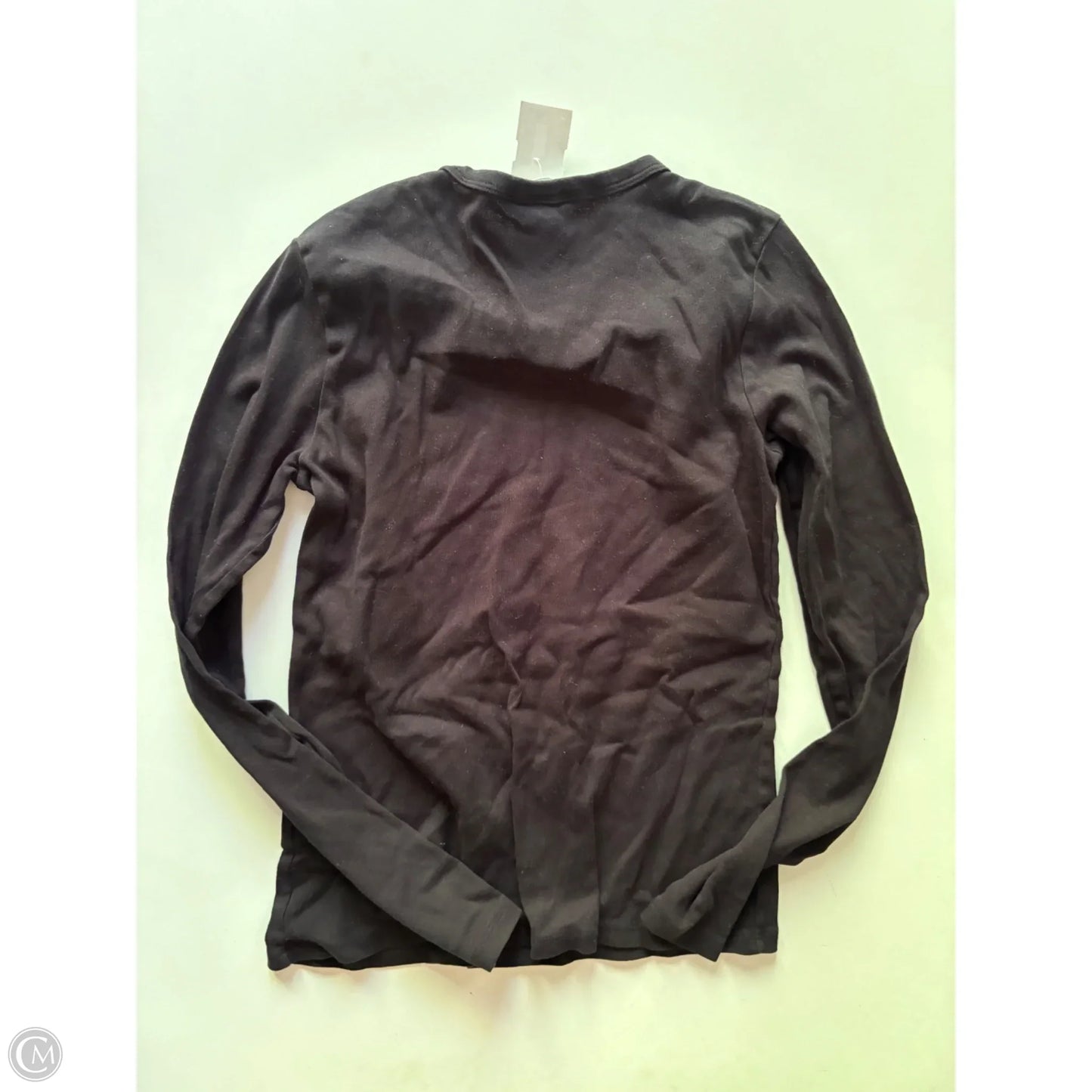 Top Long Sleeve By H&m In Black, Size: M