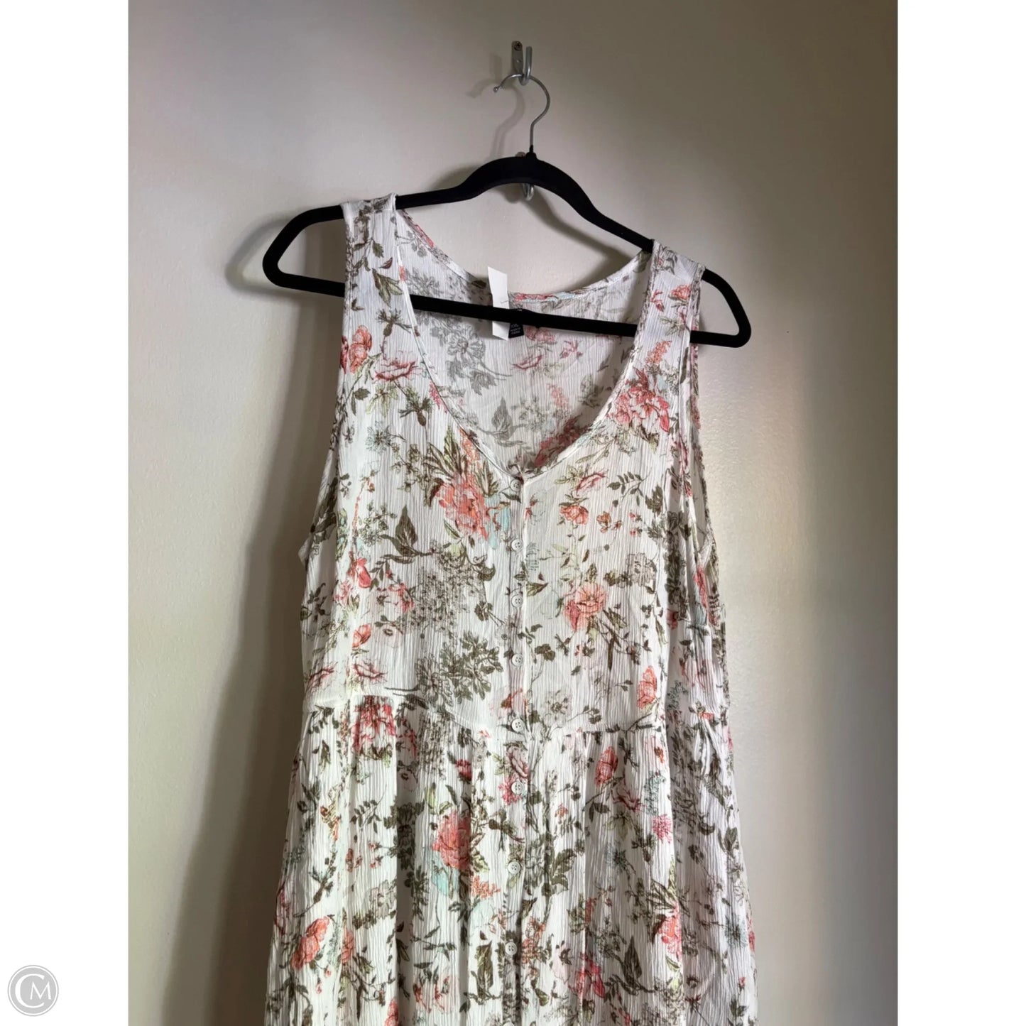 Dress Casual Midi By Frye In Floral Print, Size: 2x