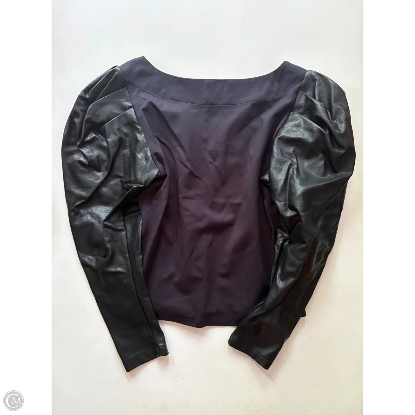 Top Long Sleeve By Anthropologie In Navy, Size: S