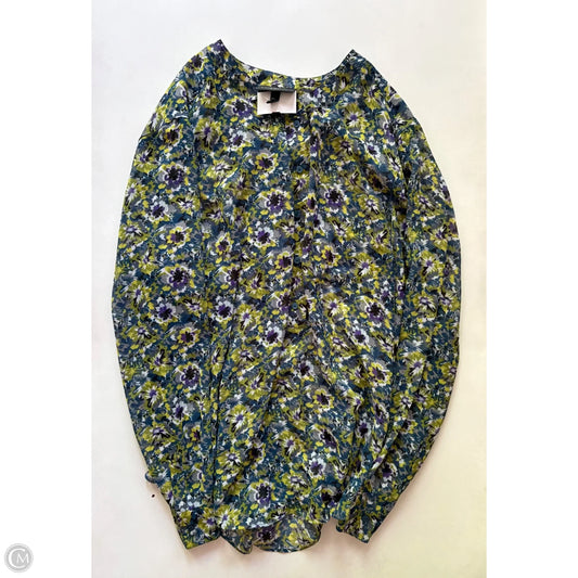 Blouse Long Sleeve By Lane Bryant In Floral Print, Size: 3x