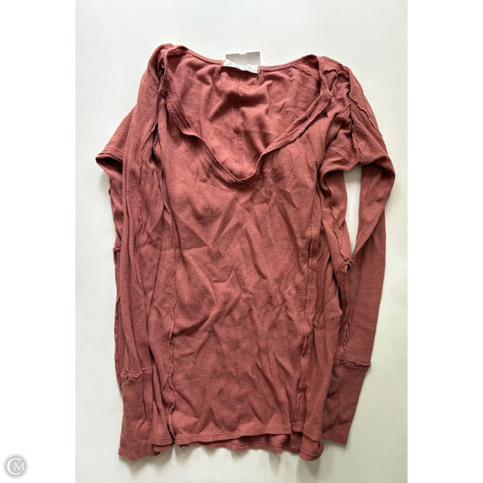 Top Long Sleeve By We The Free In Orange, Size: Xs