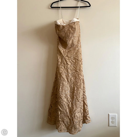 Dress Designer By Lilly Pulitzer In Gold, Size: S