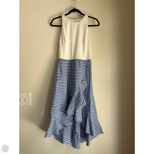 Dress Casual Midi By Vince Camuto In Striped Pattern, Size: 4