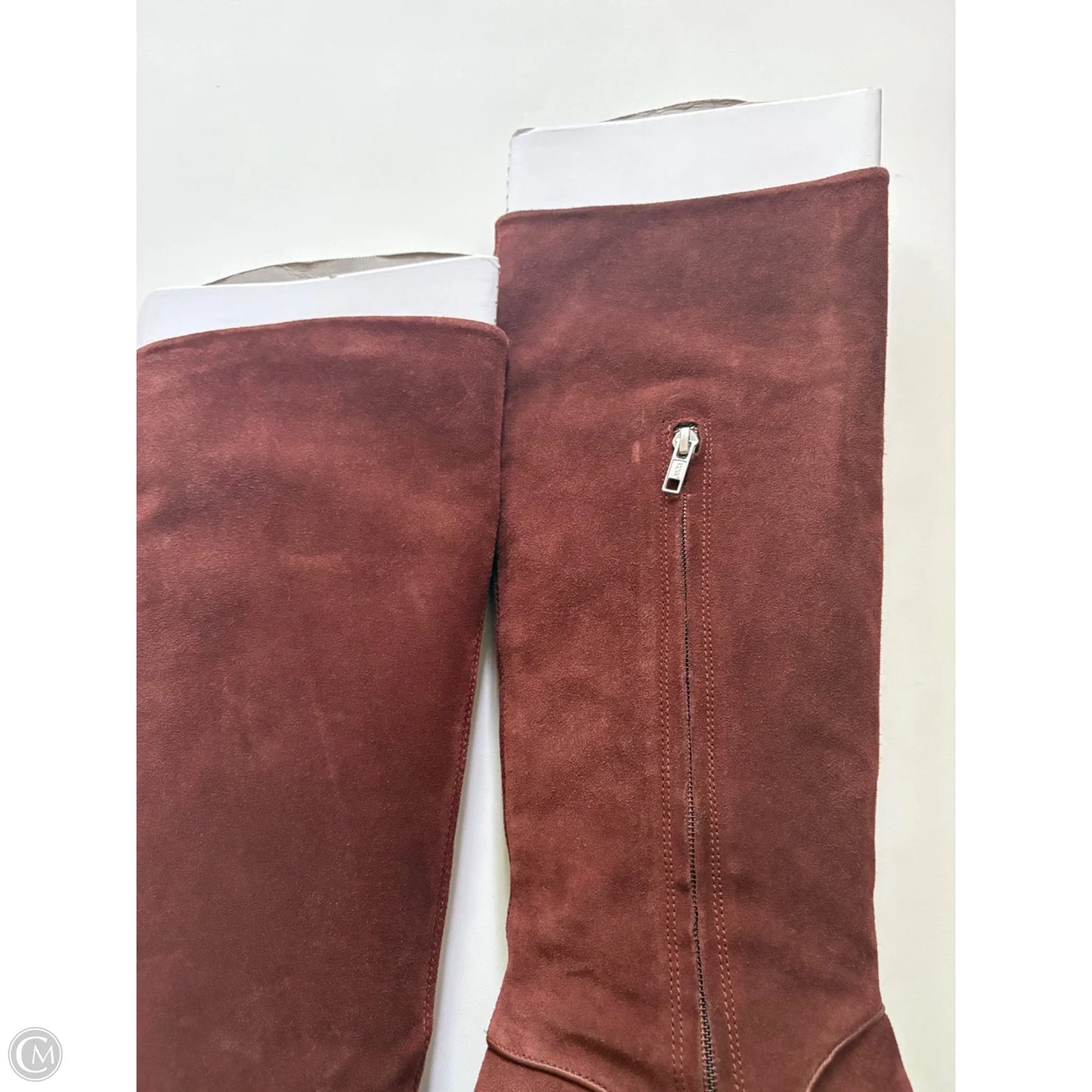 Boots Designer By Ugg In Brown, Size: 8.5