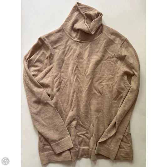 Sweater By Ellen Ashley In Tan, Size: 1x