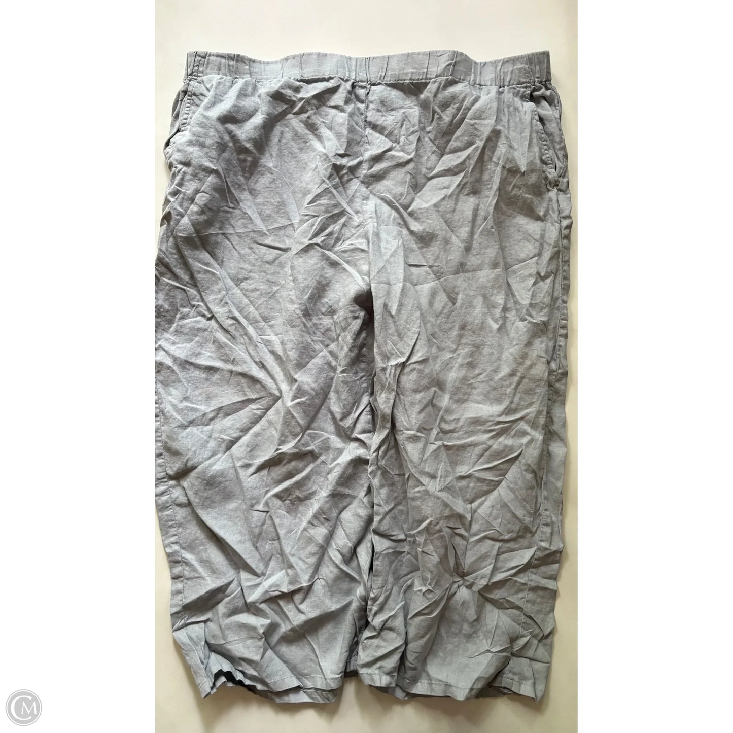 Pants Linen By Tahari By Arthur Levine In Multi-colored, Size: 2x