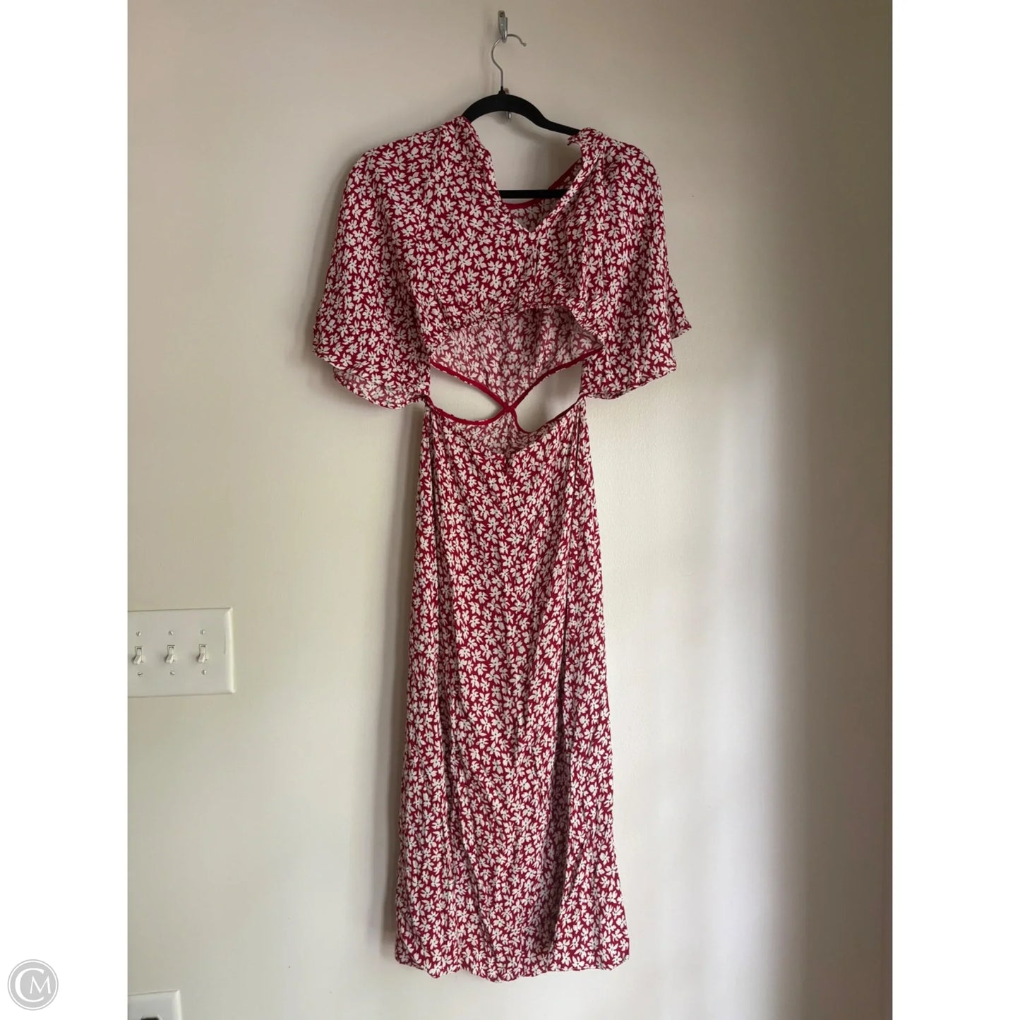 Dress Party Long By Reformation In Floral Print, Size: Xs