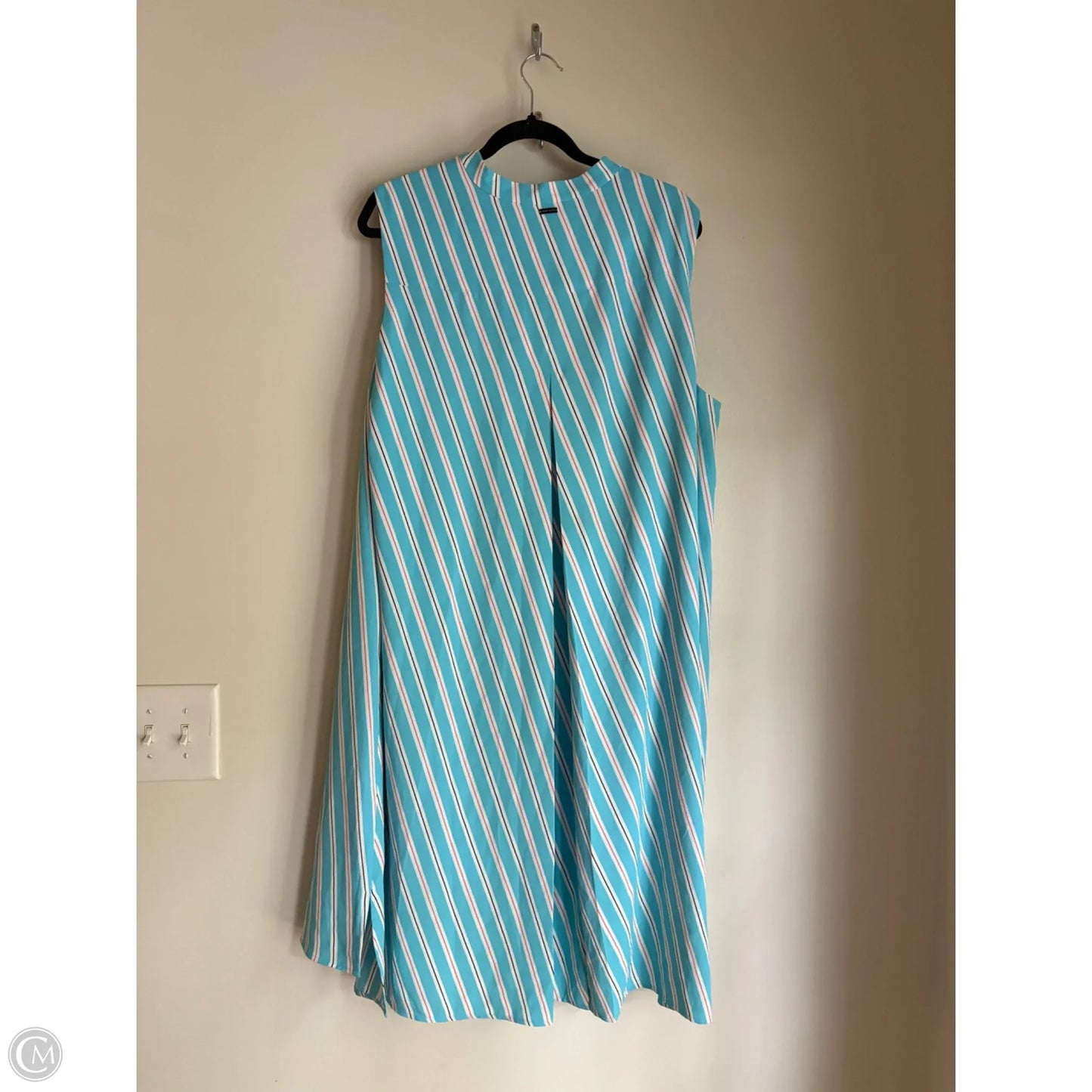 Dress Work By Anne Klein In Blue, Size: 2x