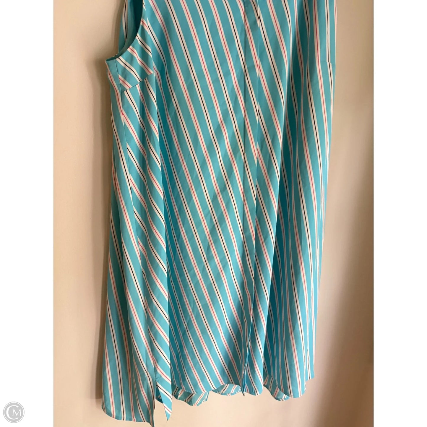 Dress Work By Anne Klein In Blue, Size: 2x