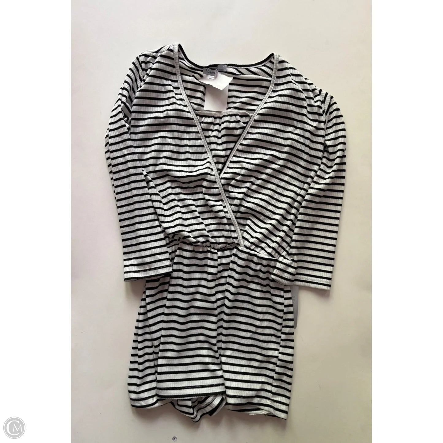 Romper By Velvet In Striped Pattern, Size: Xs