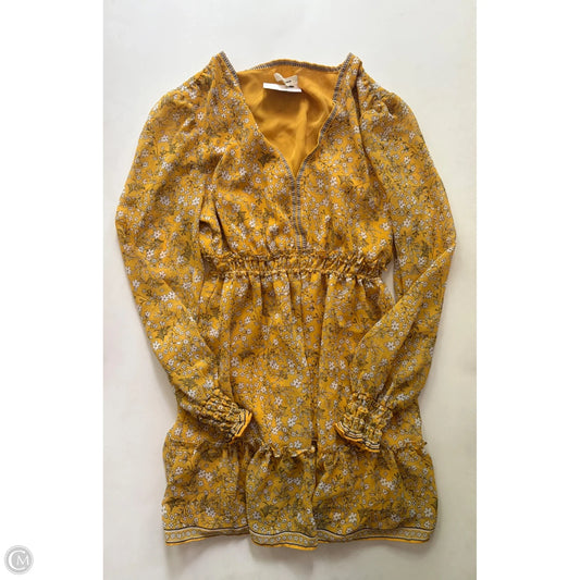 Dress Casual Midi By Max Studio In Yellow, Size: S