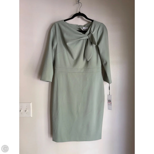 Dress Work By Calvin Klein In Green, Size: M