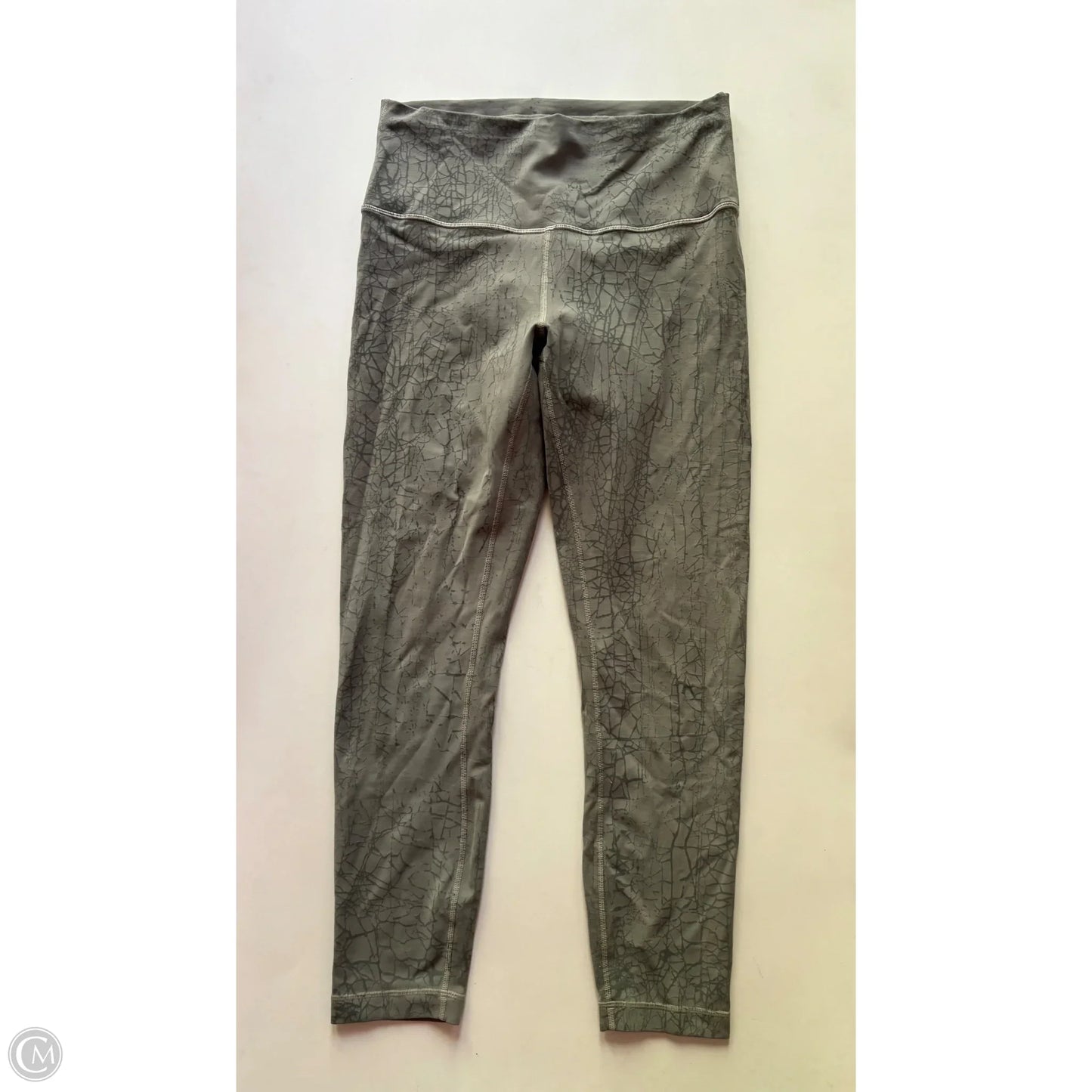 Athletic Leggings By Lululemon In Grey, Size: M