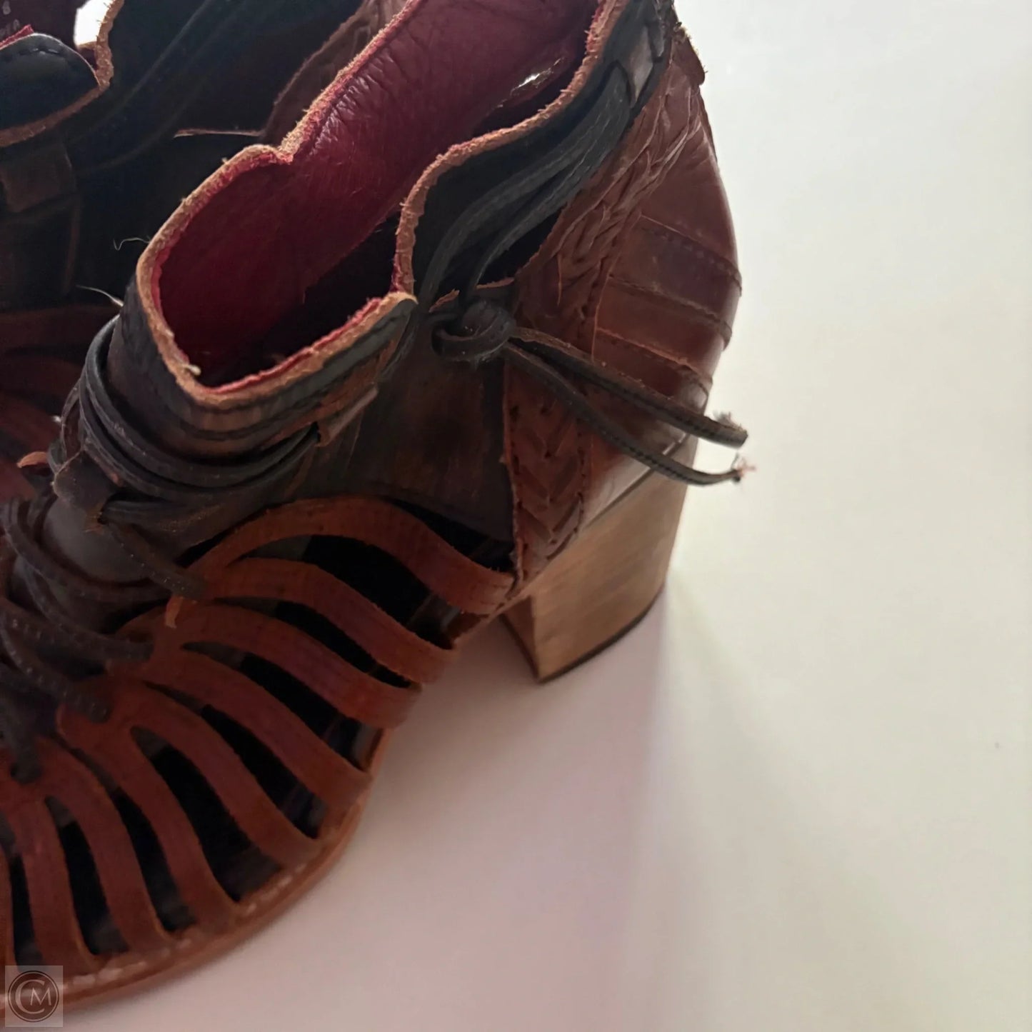 Shoes Heels Block By Freebird In Brown, Size: 8