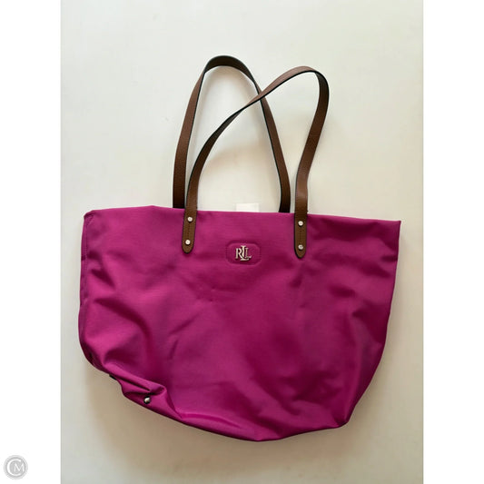 Handbag By Ralph Lauren, Size: Large