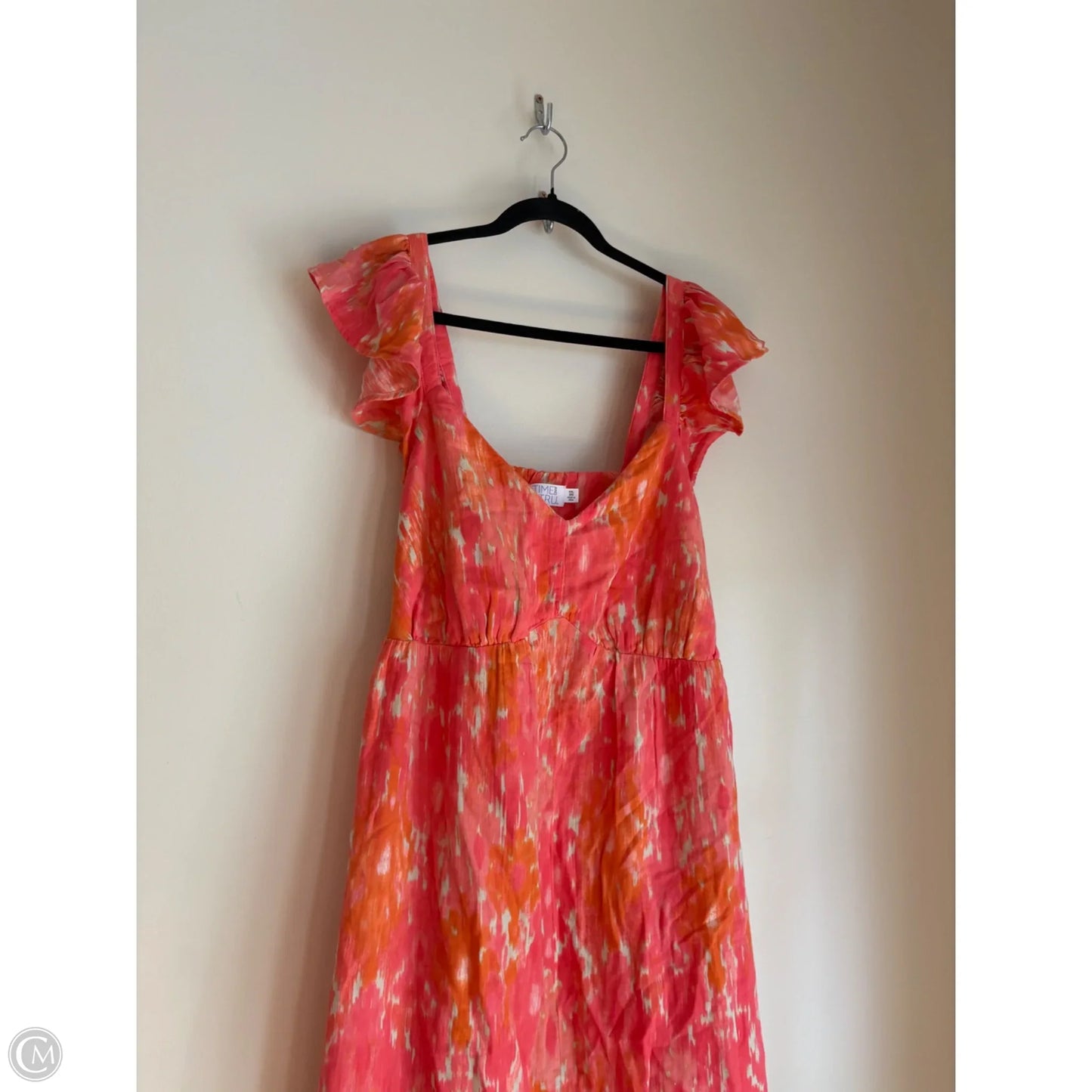 Dress Casual Maxi By Time And Tru In Pink, Size: 2x
