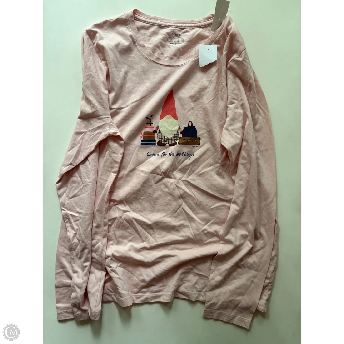 Top Long Sleeve By J. Crew In Pink, Size: L