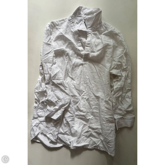 Top Long Sleeve By Jones And Co In White, Size: 2x