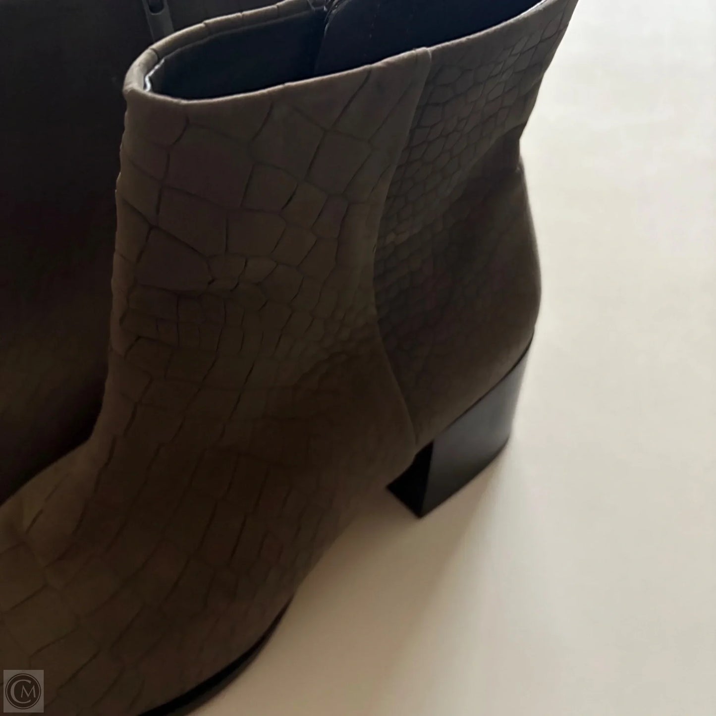 Boots Ankle Heels By Sam Edelman In Grey, Size: 9