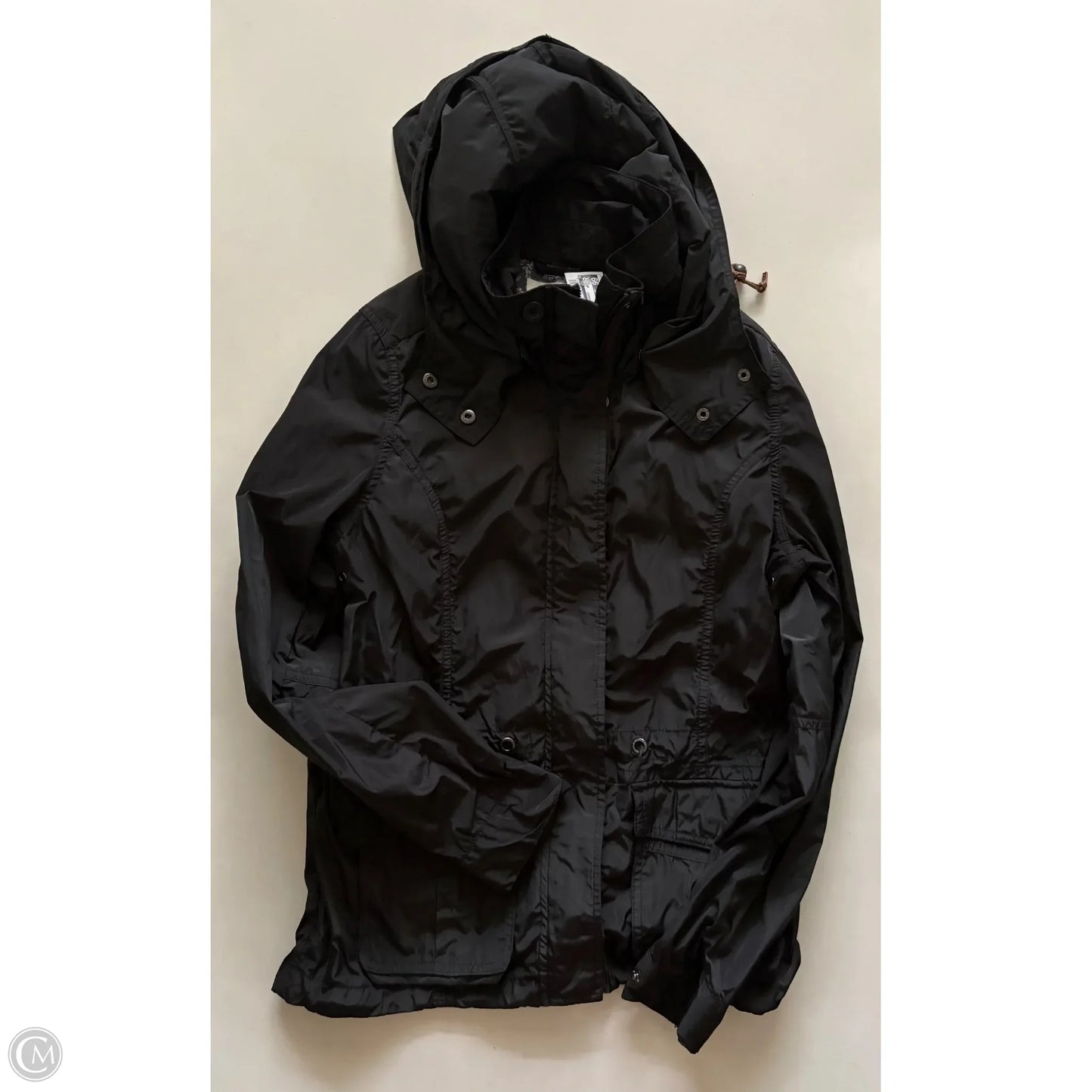 Jacket Windbreaker By H&m In Grey, Size: S