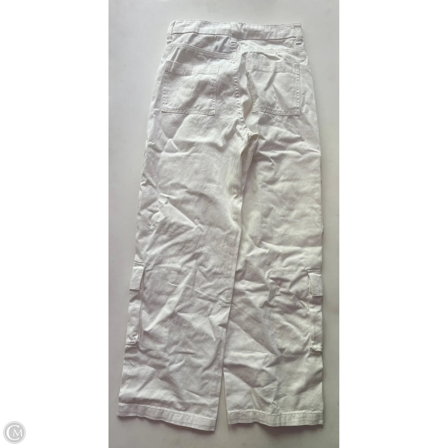 Jeans Wide Leg By Divided In White, Size: 2
