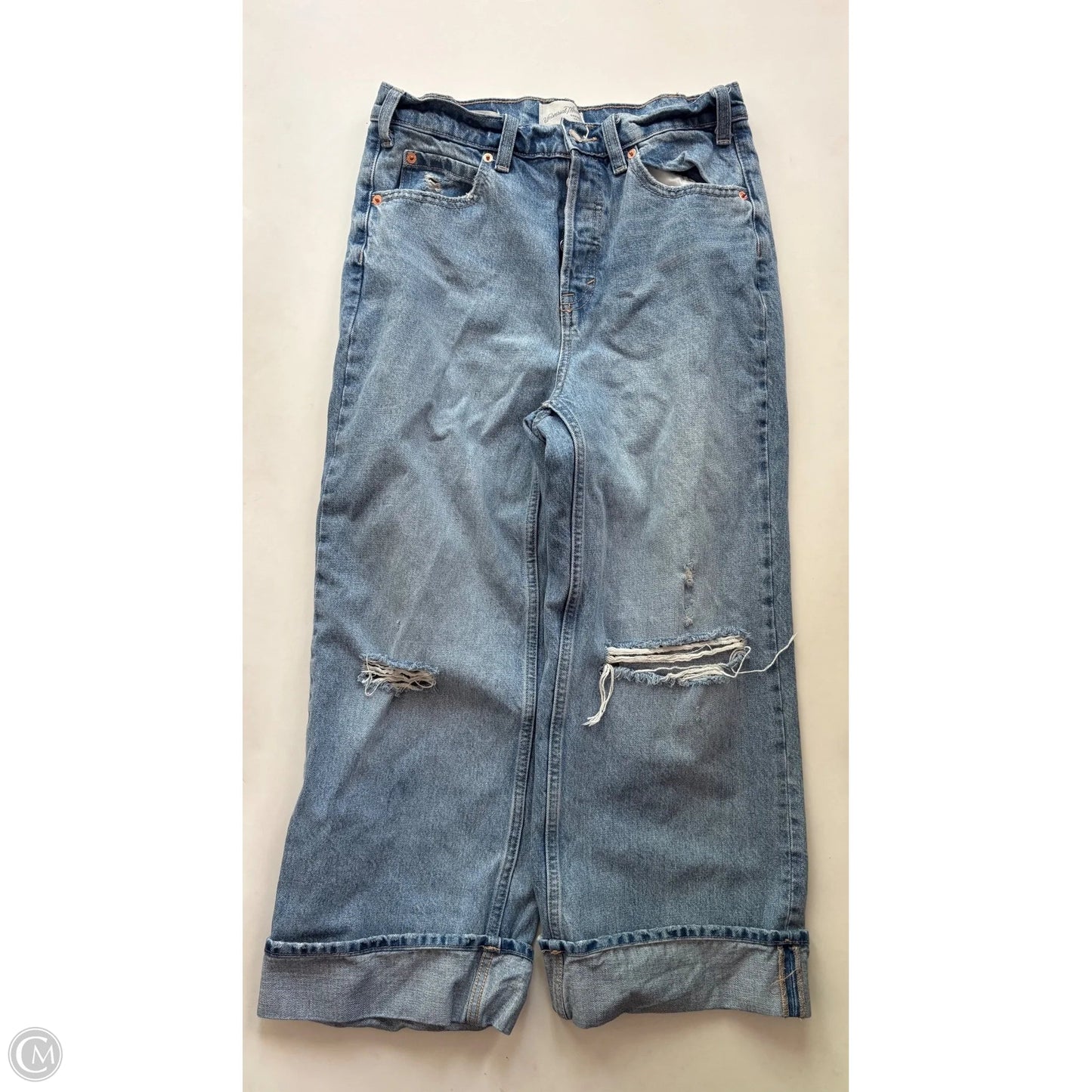 Jeans Cropped By Universal Thread In Blue, Size: 4