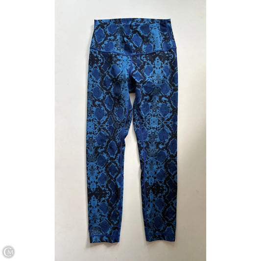 Athletic Leggings By Lululemon In Blue, Size: M