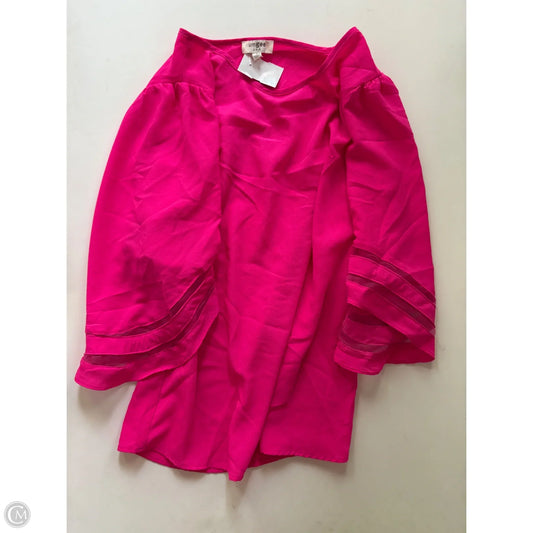 Top Long Sleeve By Umgee In Pink, Size: M