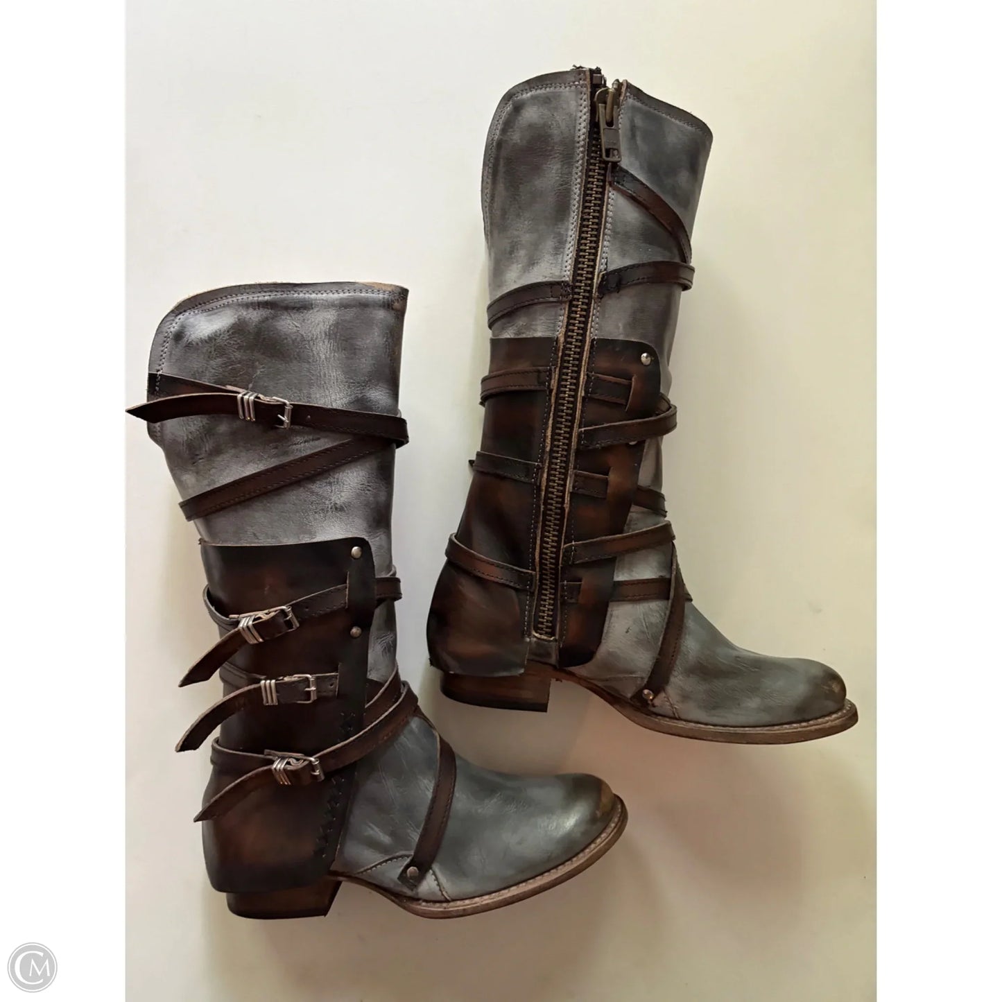 Boots Ankle Flats By Freebird In Black, Size: 7