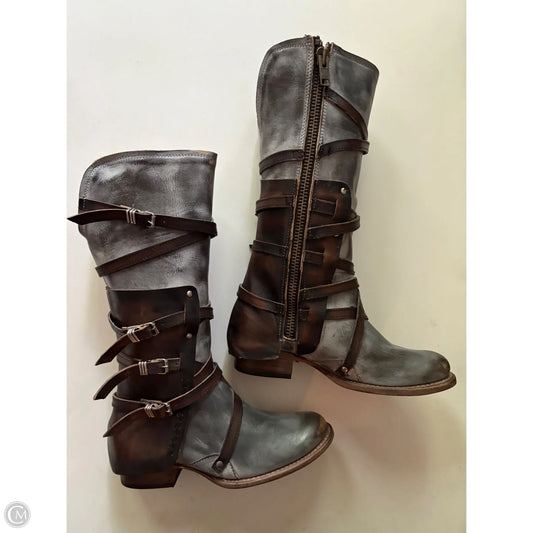 Boots Ankle Flats By Freebird In Black, Size: 7