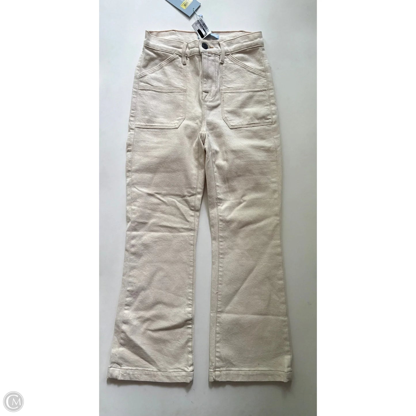 Jeans Straight By Antonio Melani In Cream, Size: 0