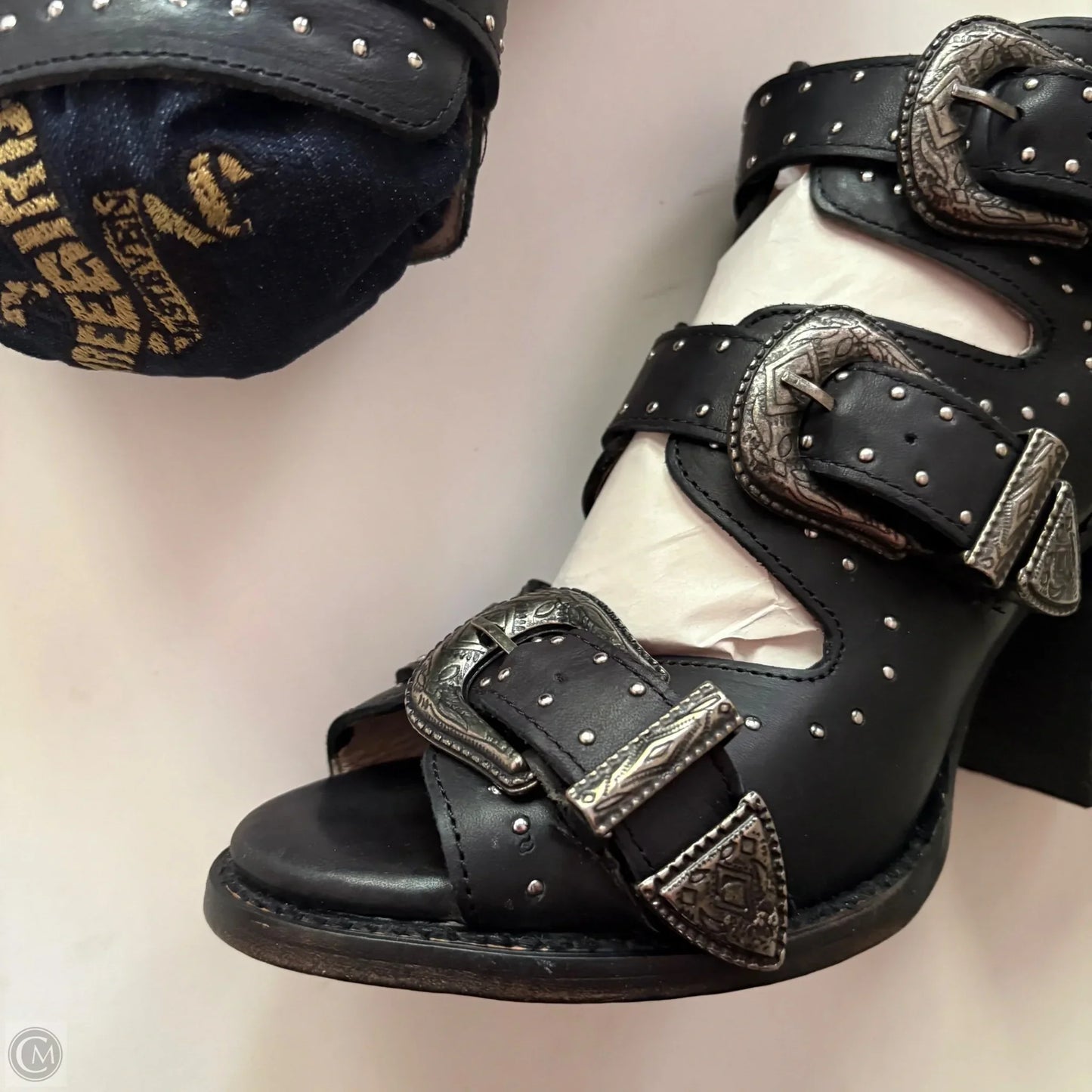 Shoes Heels Block By Freebird In Black, Size: 10