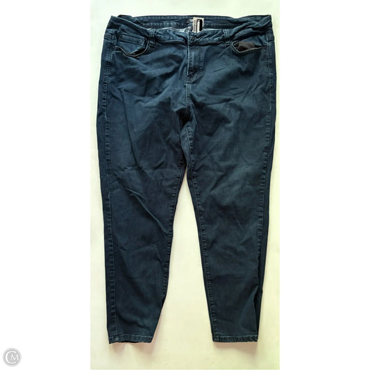 Jeans Straight By Kensie In Blue, Size: 22