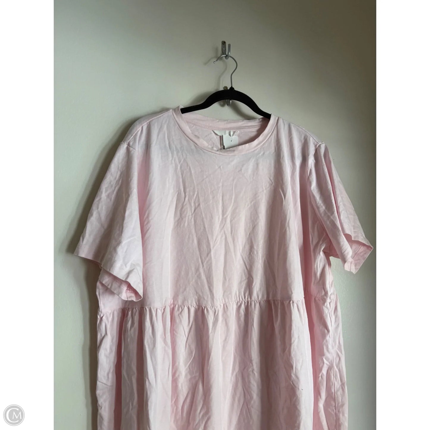 Dress Casual Midi By H&m In Pink, Size: 3x