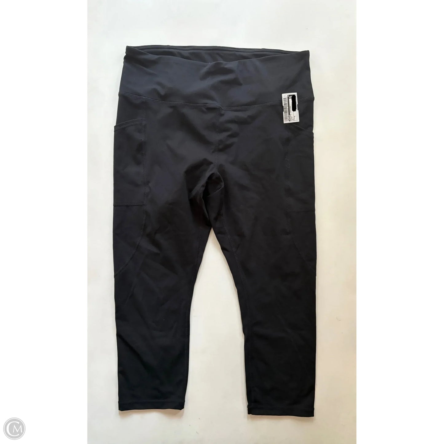 Athletic Leggings By Reebok In Black, Size: Xl