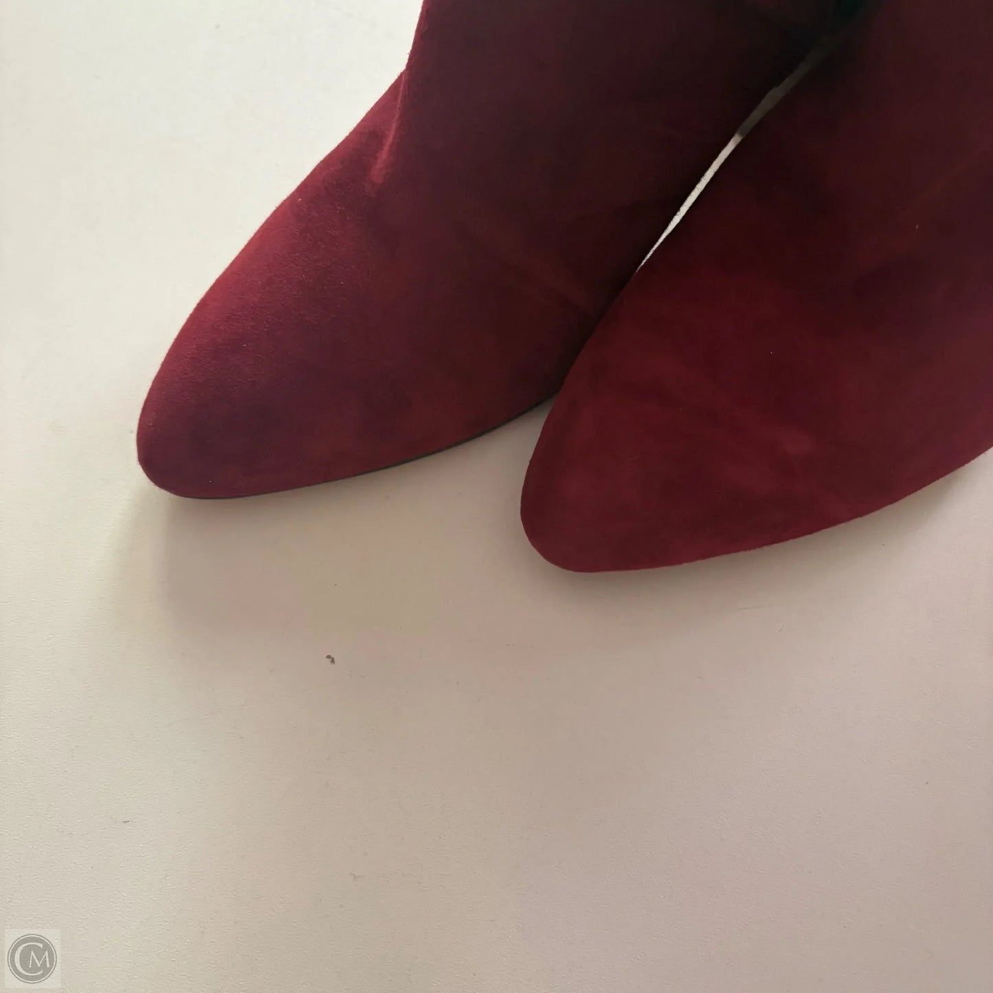 Boots Ankle Heels By Nine West In Red, Size: 6