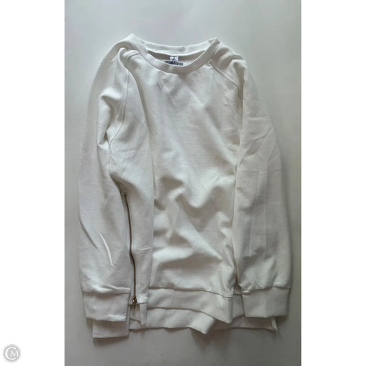 Sweatshirt Crewneck By Anrabes In White, Size: Xl