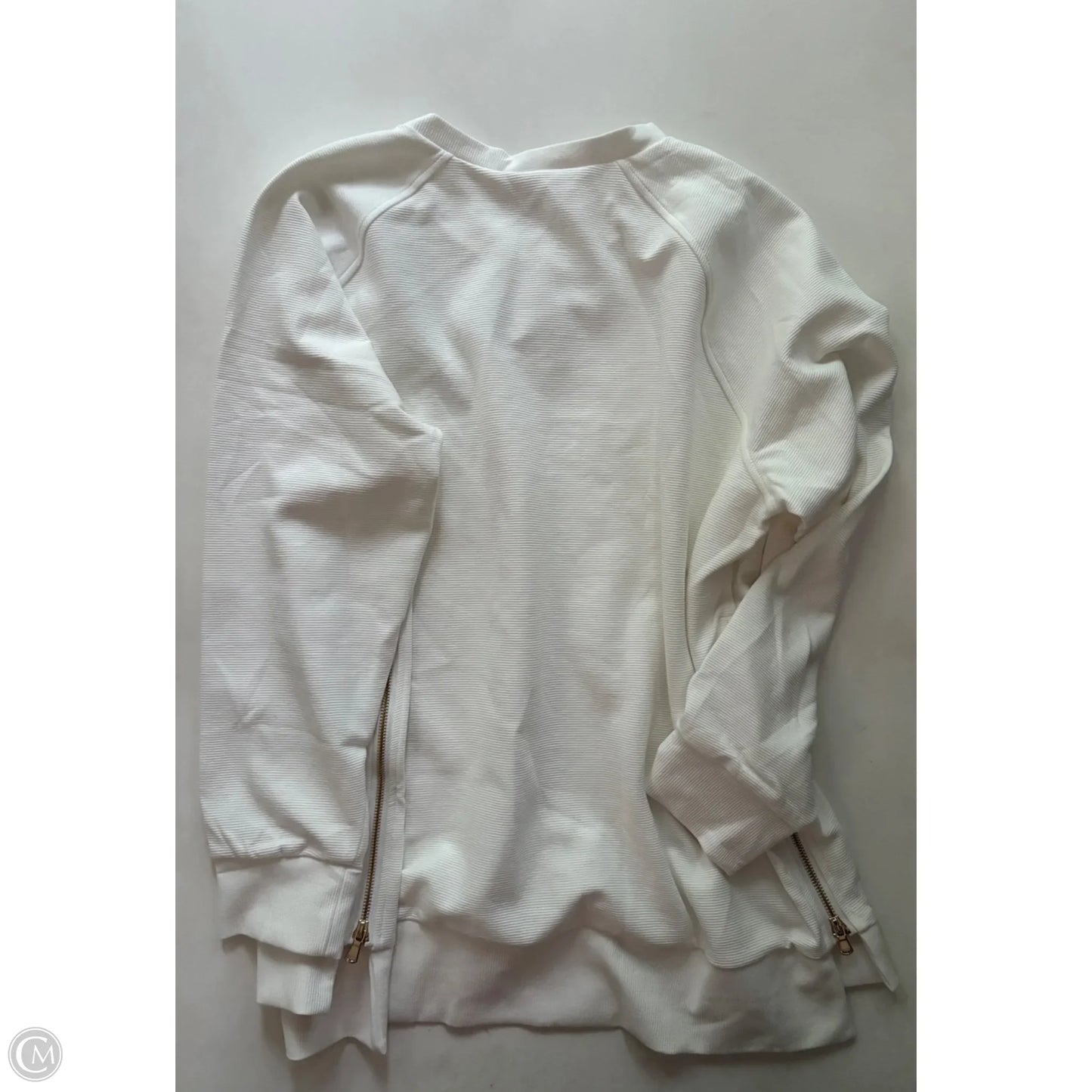Sweatshirt Crewneck By Anrabes In White, Size: Xl