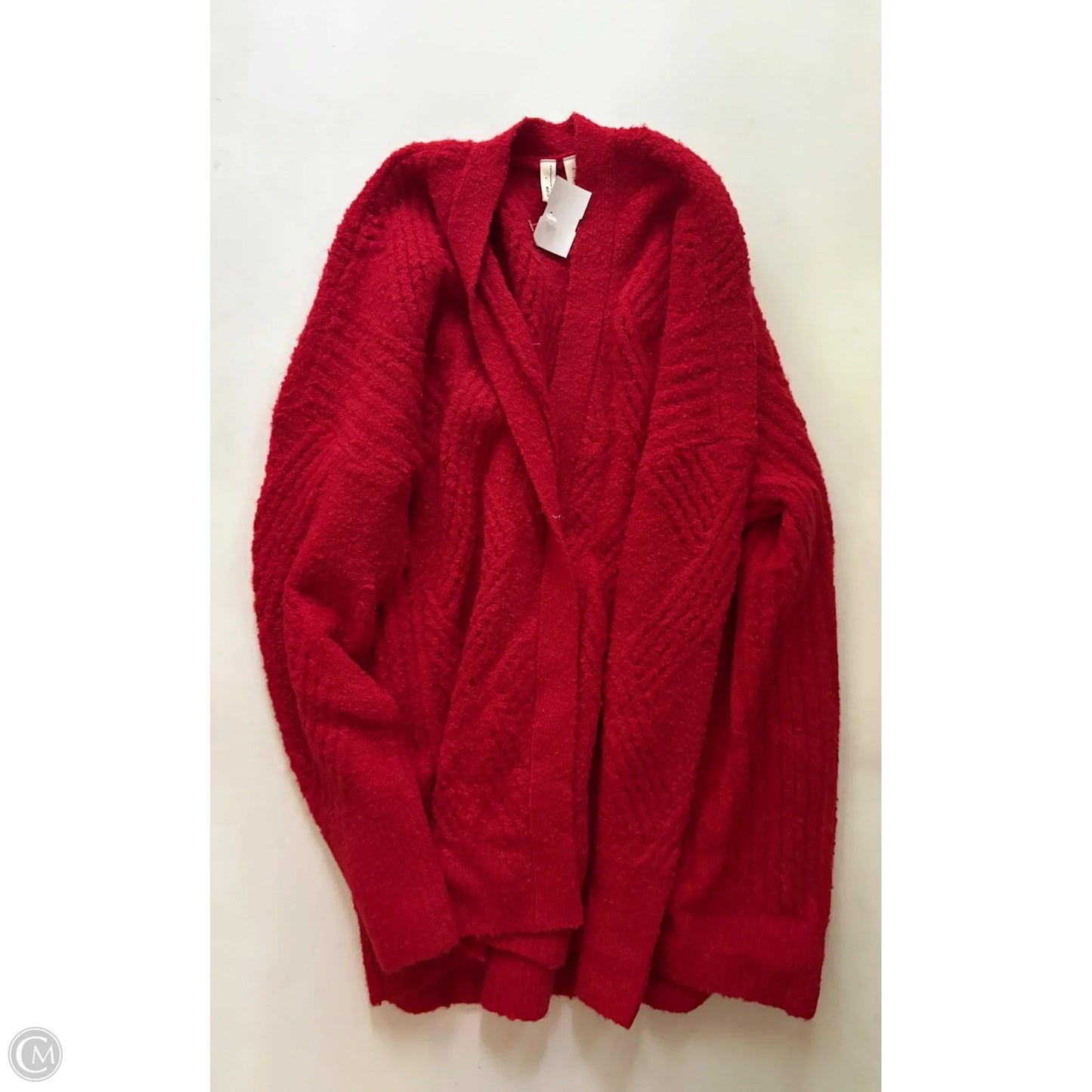 Sweater Cardigan By Moth In Red, Size: Xl